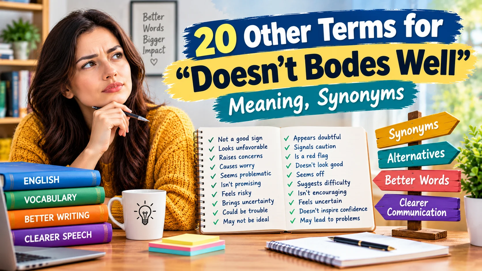 “Doesn’t Bodes Well”: Meaning, Synonyms