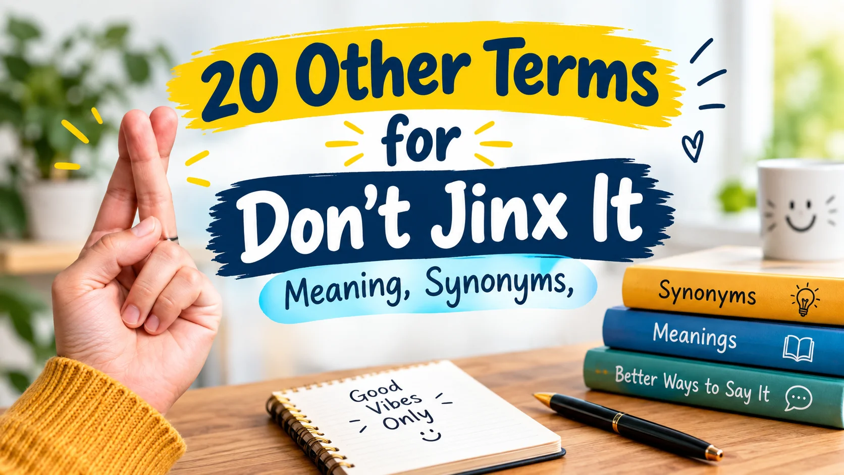 20 Other Terms for “Don't Jinx It”: Meaning, Synonyms,