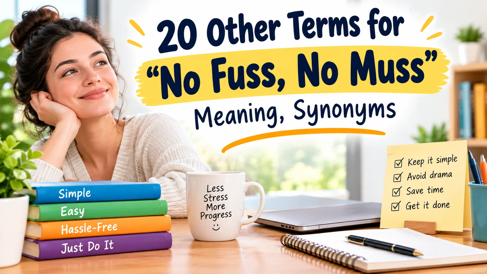 “No Fuss, No Muss”: Meaning, Synonyms
