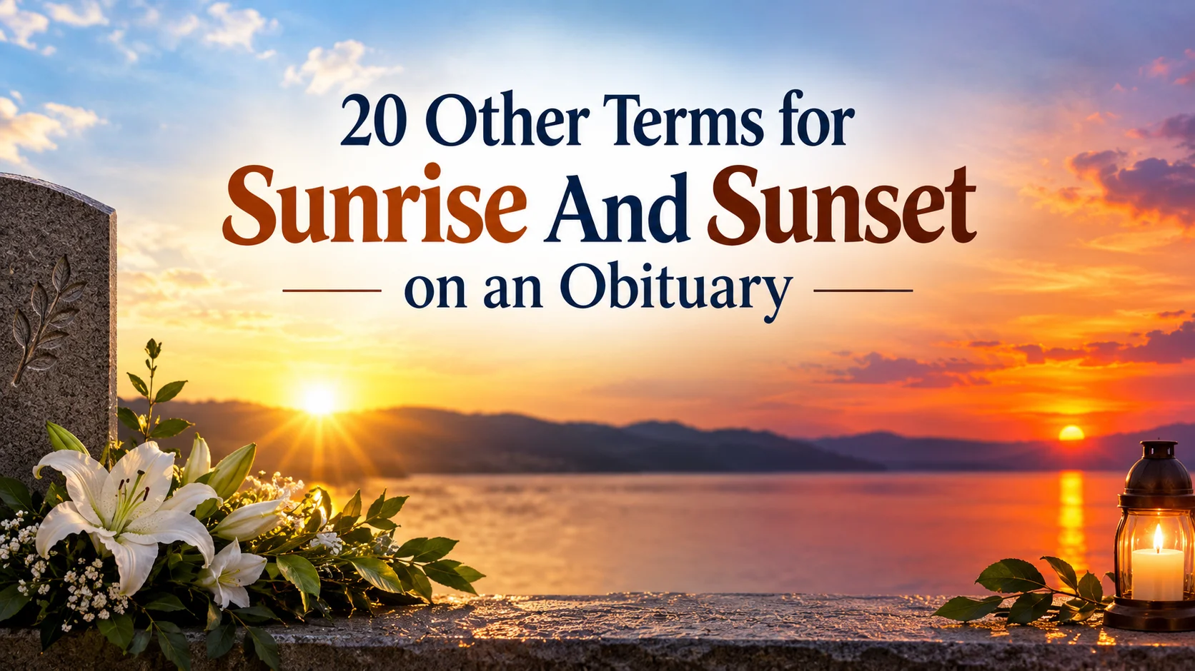 Sunrise And Sunset On Obituary