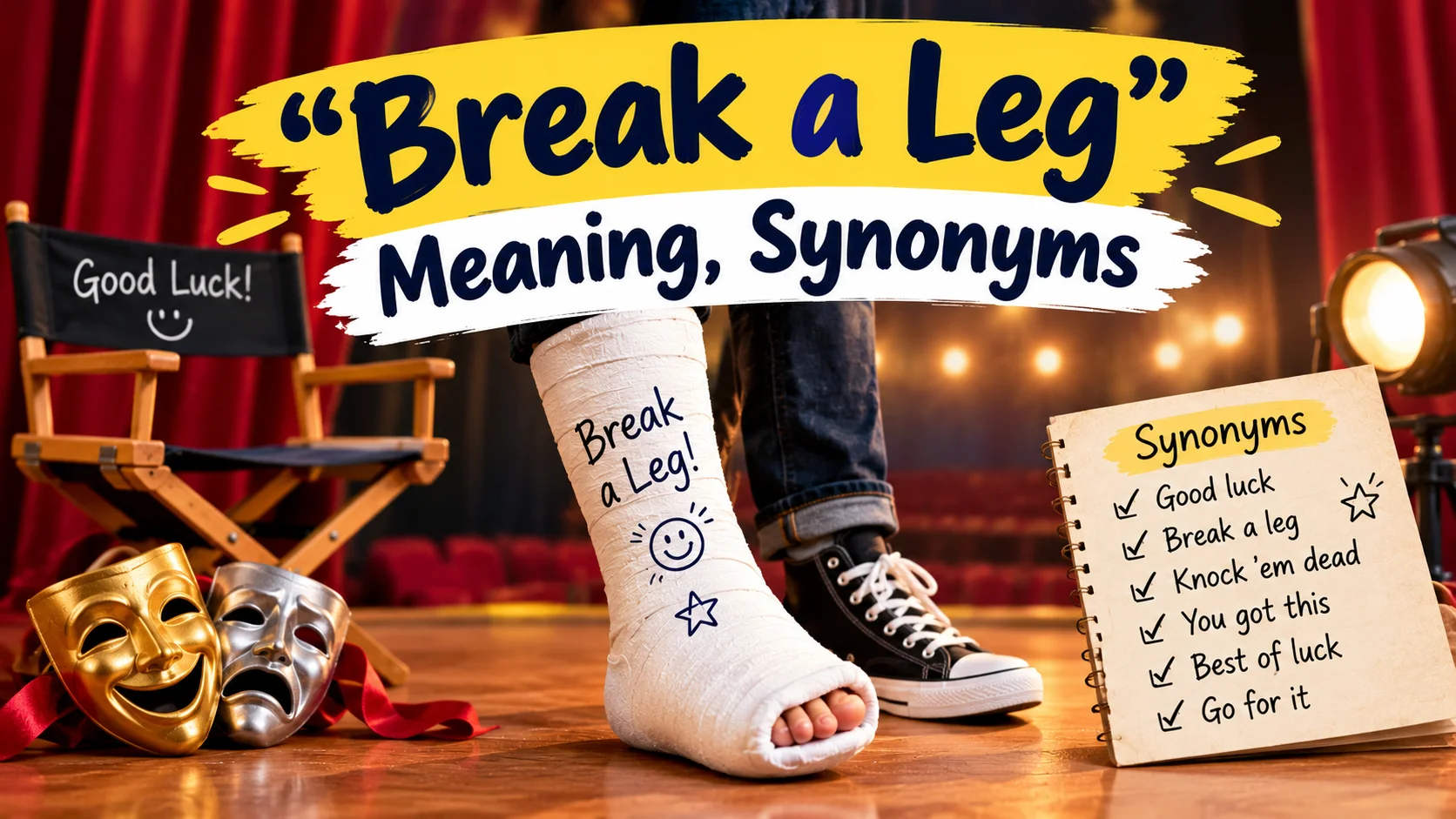 “Break a Leg”: Meaning, Synonyms