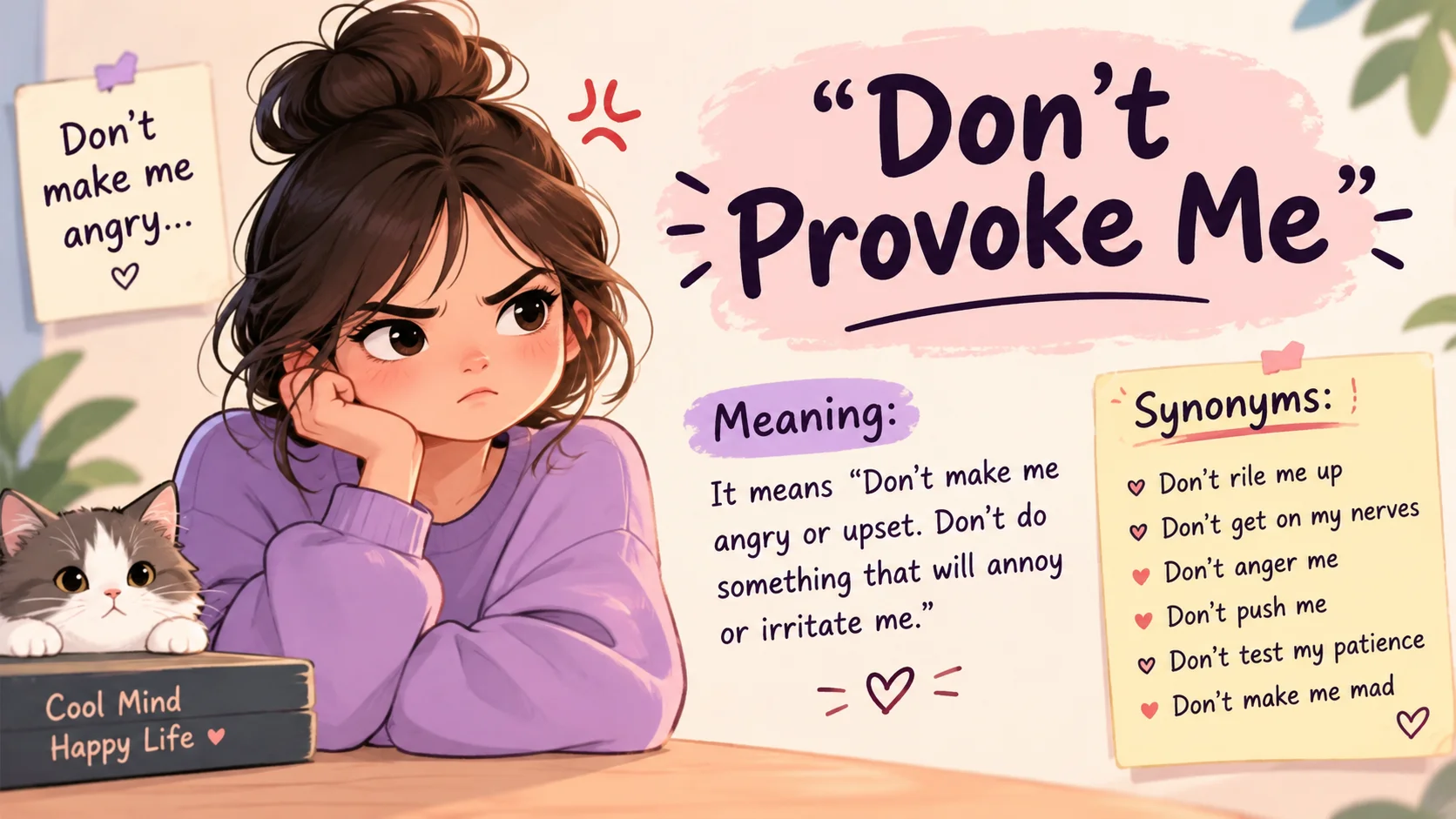 Don’t Provoke Me