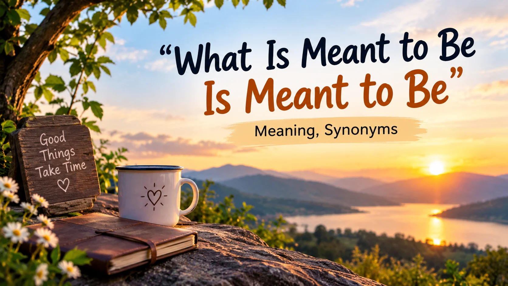 What Is Meant to Be Is Meant to Be”: Meaning, Synonyms
